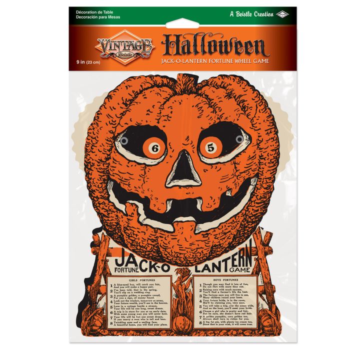 Vintage Halloween J-O-L Fortune Wheel Game by Beistle Quirks!