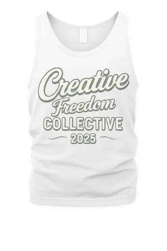 Vintage Vibes: Creative Freedom Collective 2025 - Men's Tank Top Creative Freedom Collective