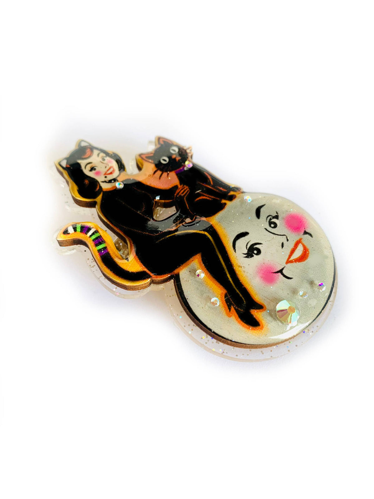 Retro Halloween Statement Brooch
