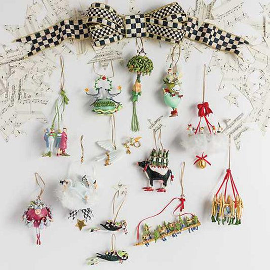 12 Days 4 Calling Birds Ornament by Patience Brewster