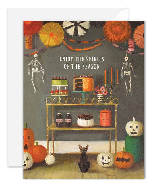 Enjoy The Spirits Of The Season Halloween Card Quirks!