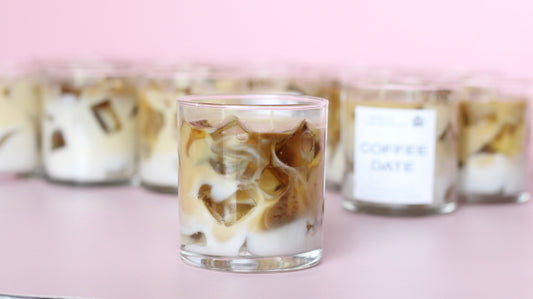 Coffee Date Container Candle Clay House Candles