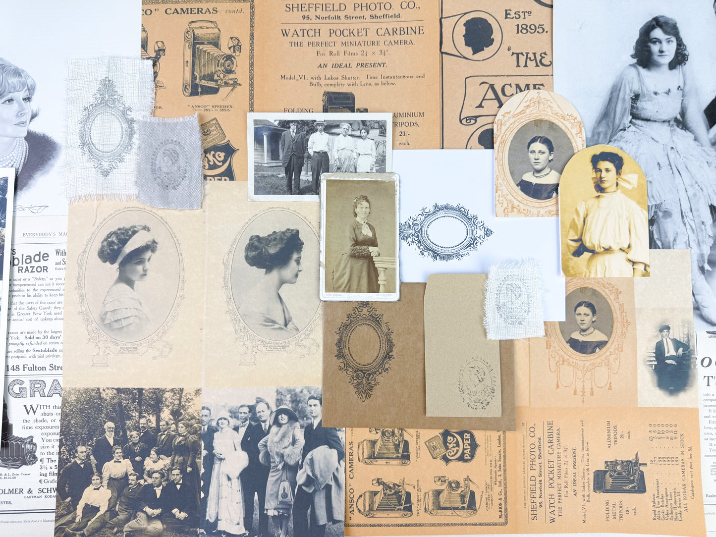 Portrait Ephemera Kit A House of Books