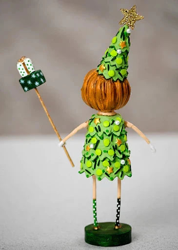 Eloise Evergreen Christmas Figurine by Lori Mitchell Quirks!