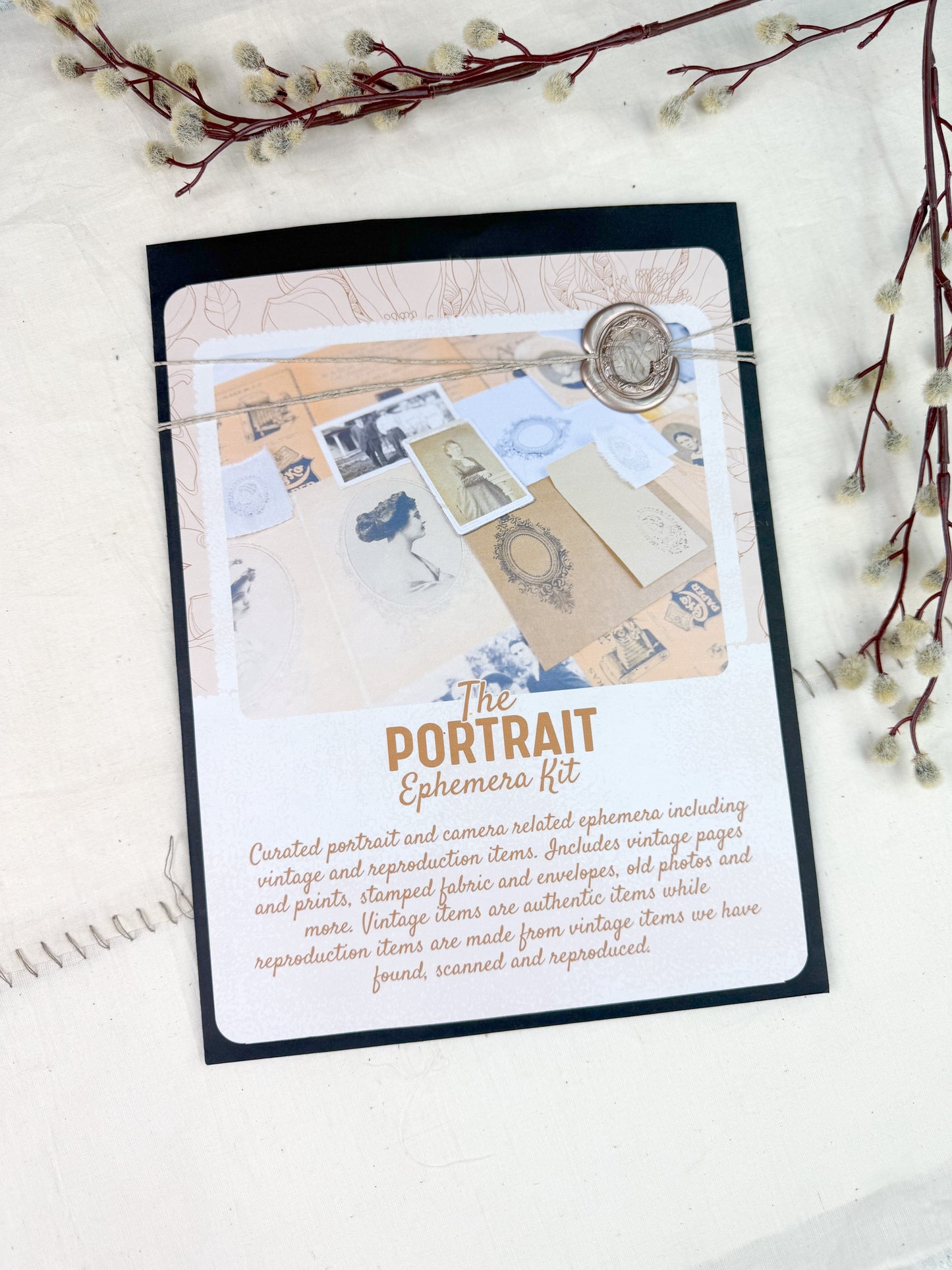 Portrait Ephemera Kit A House of Books