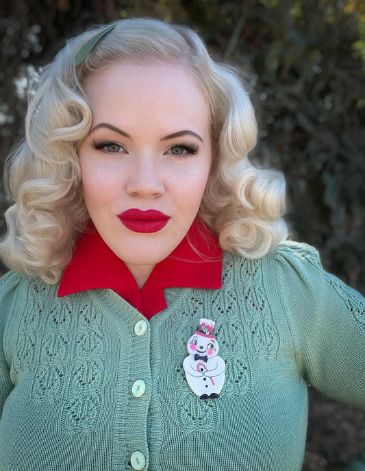 Love at Frost Sight PINK Brooch Johanna Parker x Lipstick & Chrome