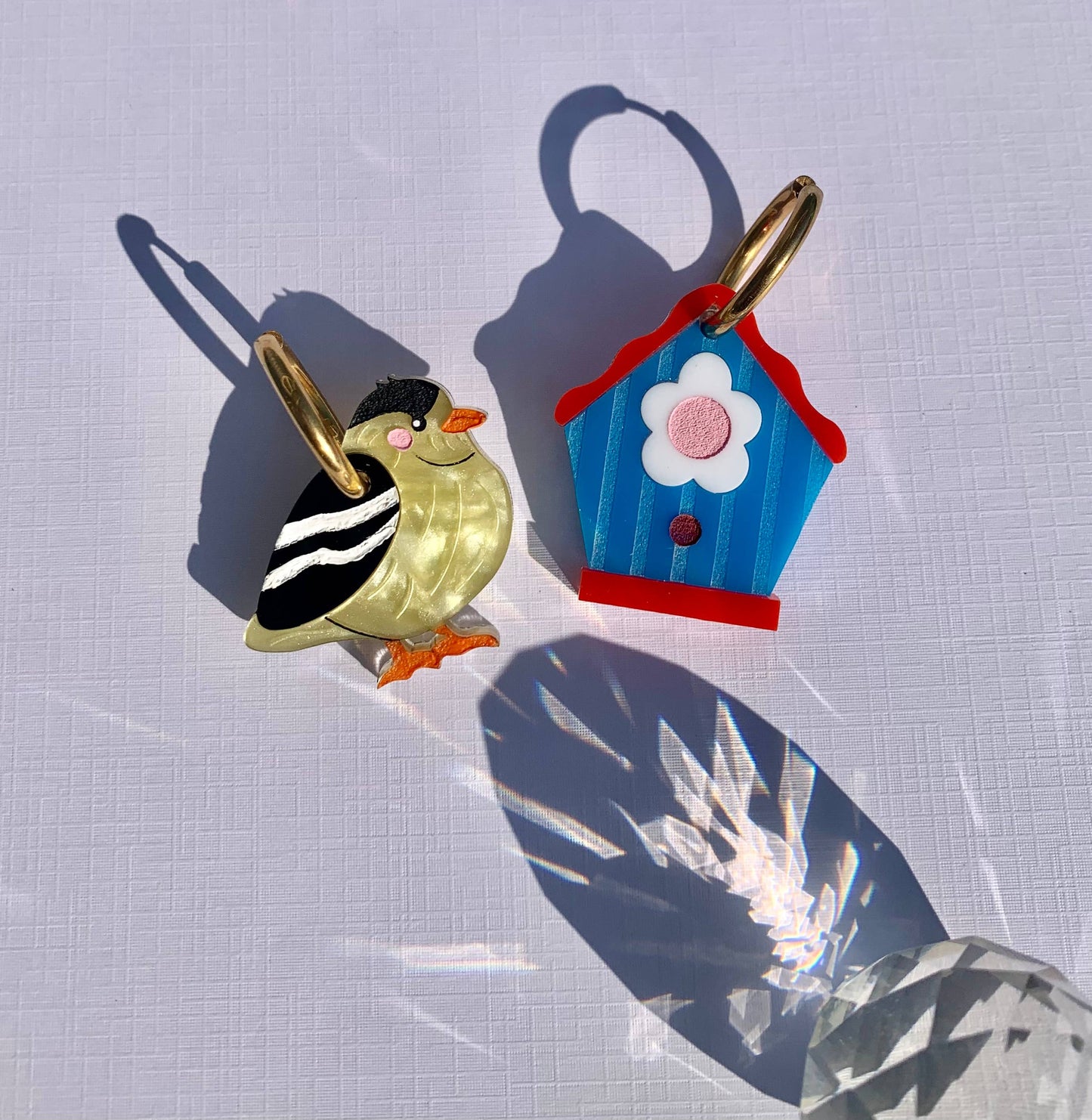 Tweet Retreat Acrylic Birdhouse Earrings Quirks!