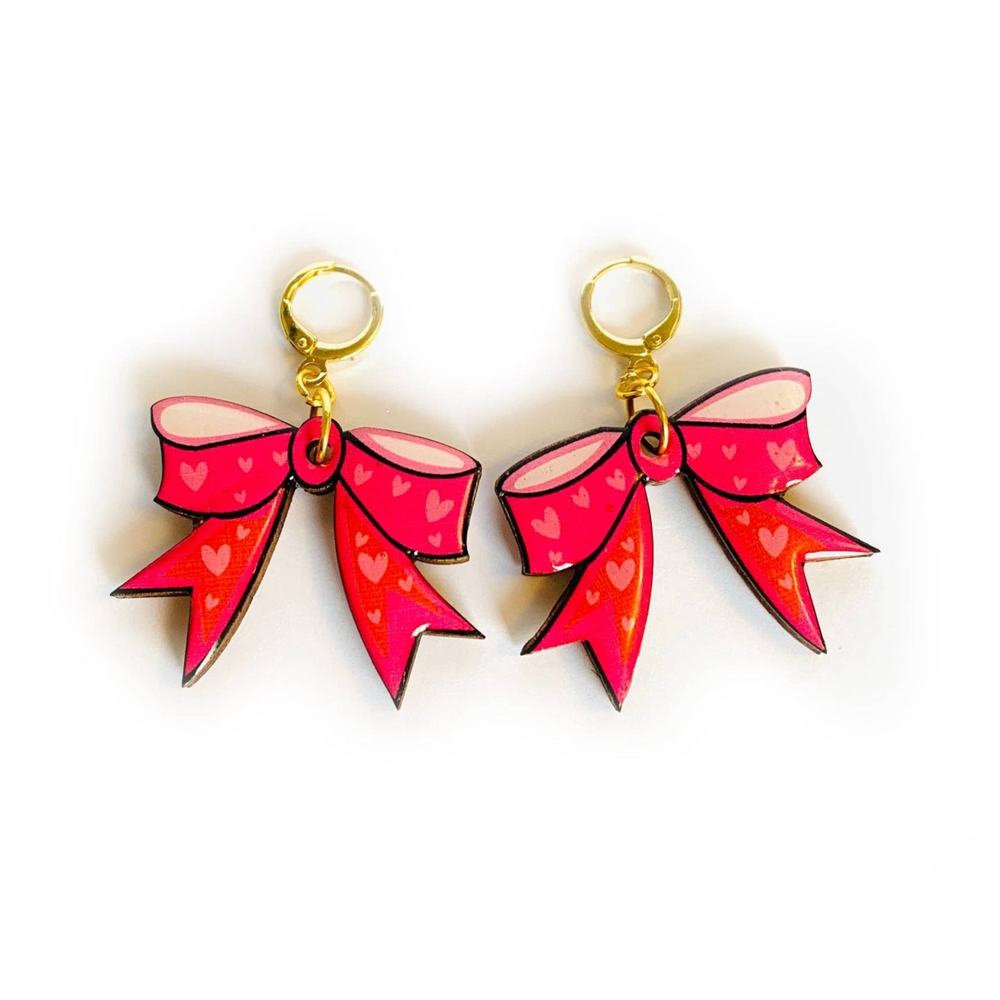 Big bow earrings statement earrings summer earrings big