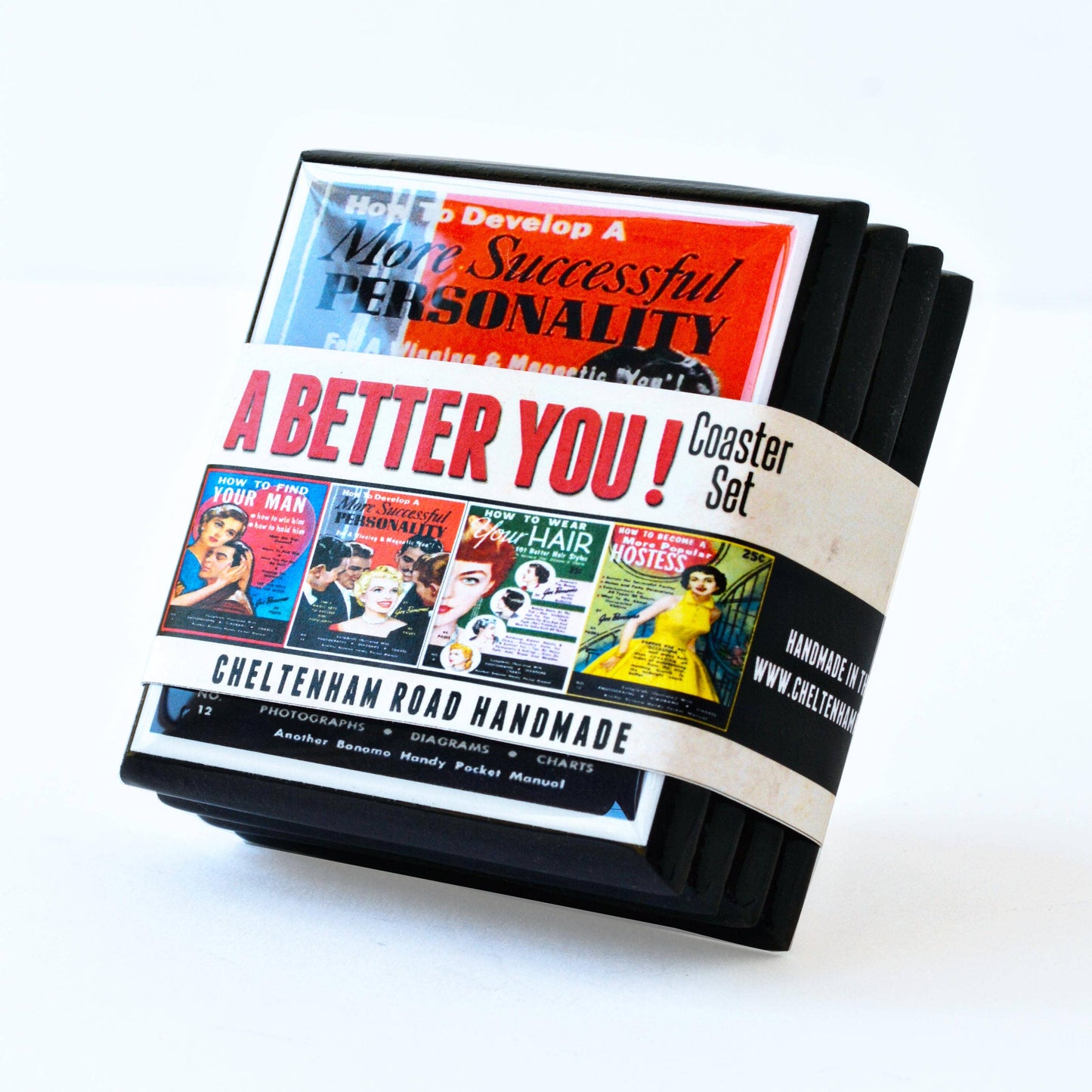 Funny, retro (and dubious) Advice for Women Coasters