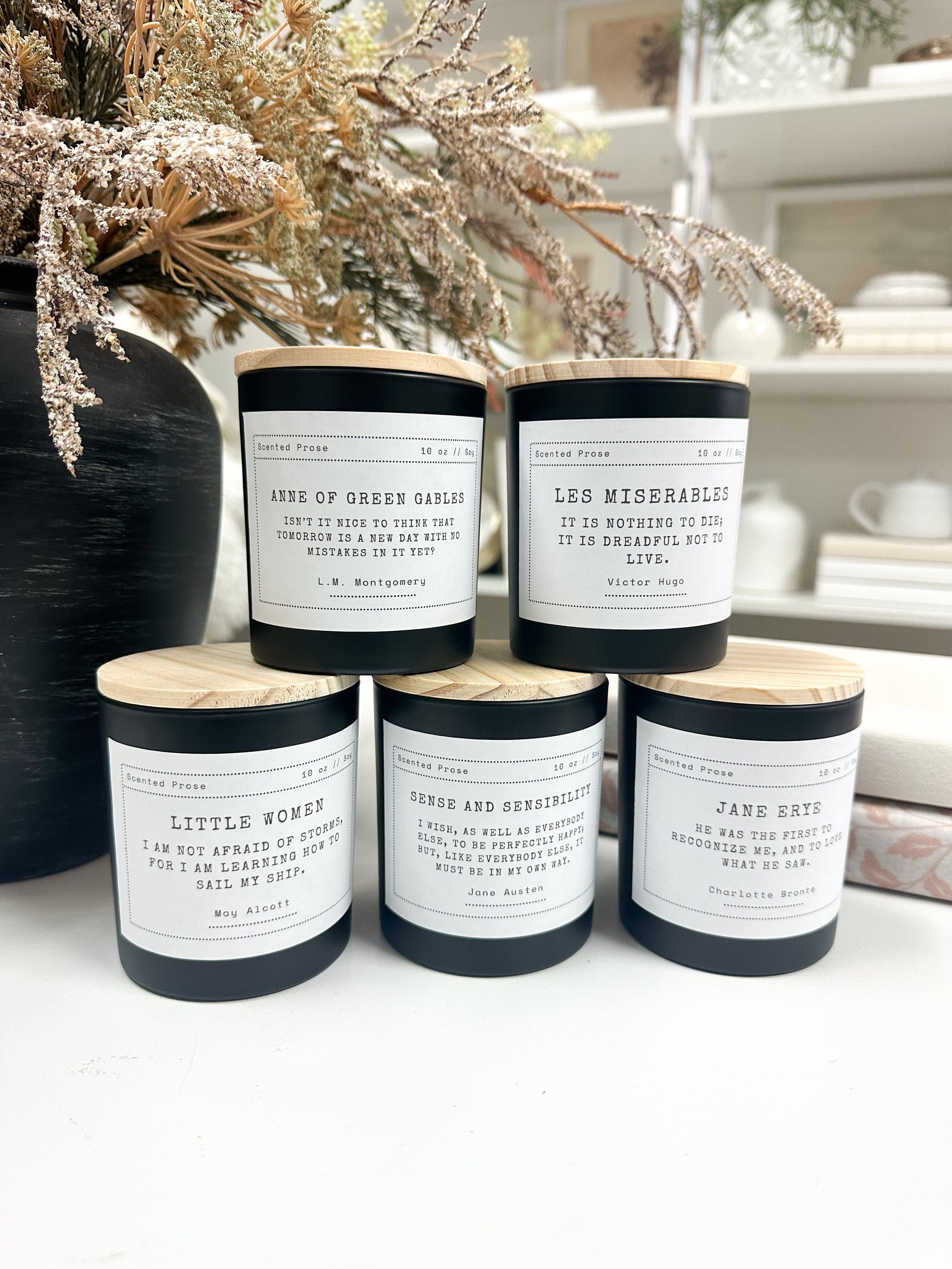 Book Lover Candle A House of Books