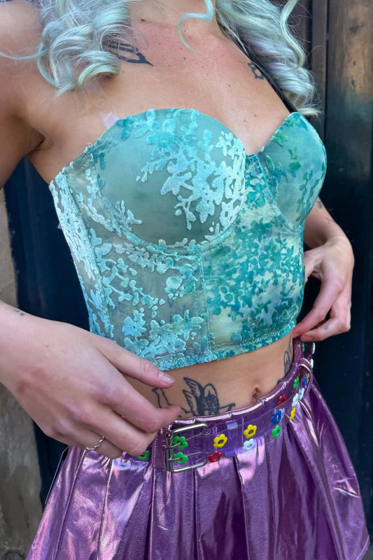 Dixie Velvet Corset Top