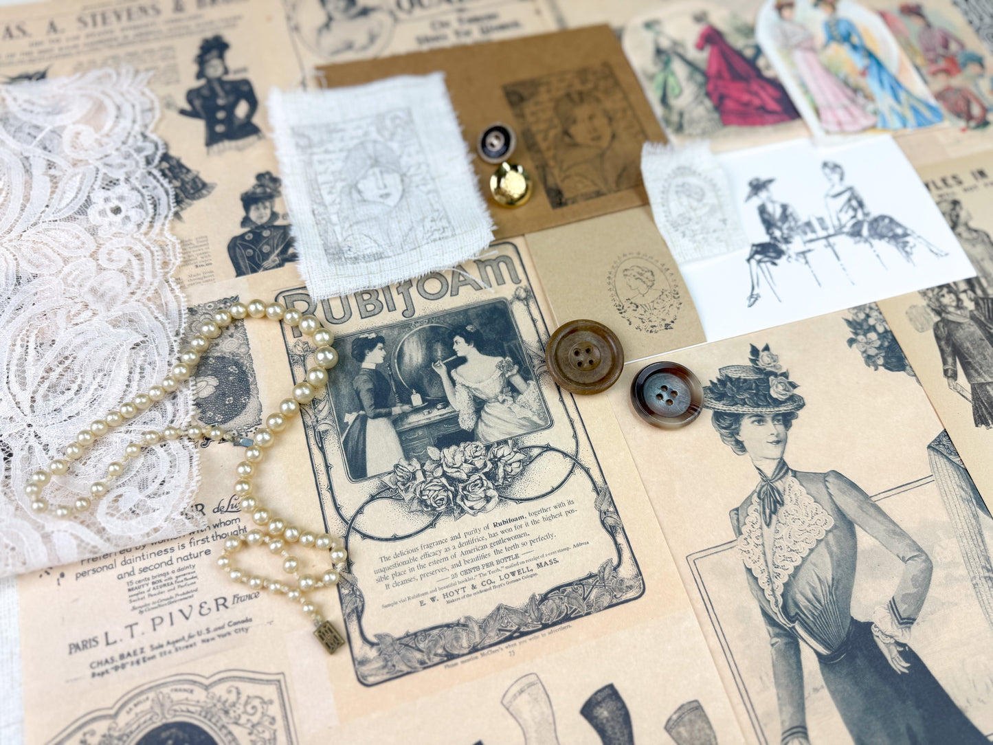 Fashion Ephemera Kit A House of Books