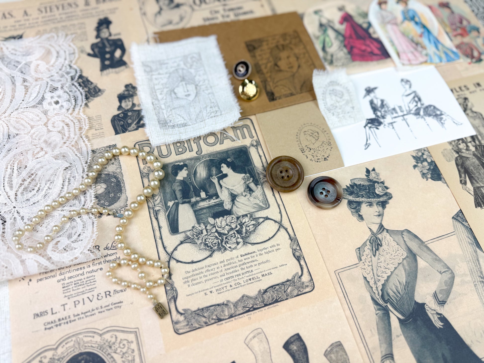 Fashion Ephemera Kit A House of Books