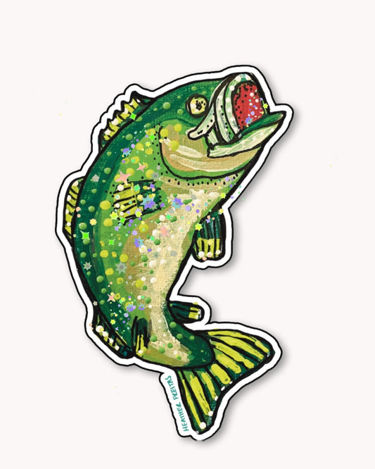 Bass Fish Sticker