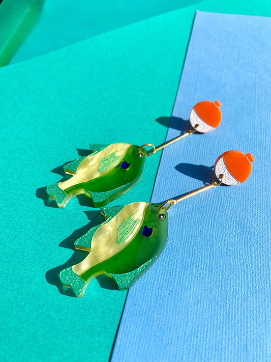 "If Looks Could Gill" Acrylic Statement Earrings Quirks!