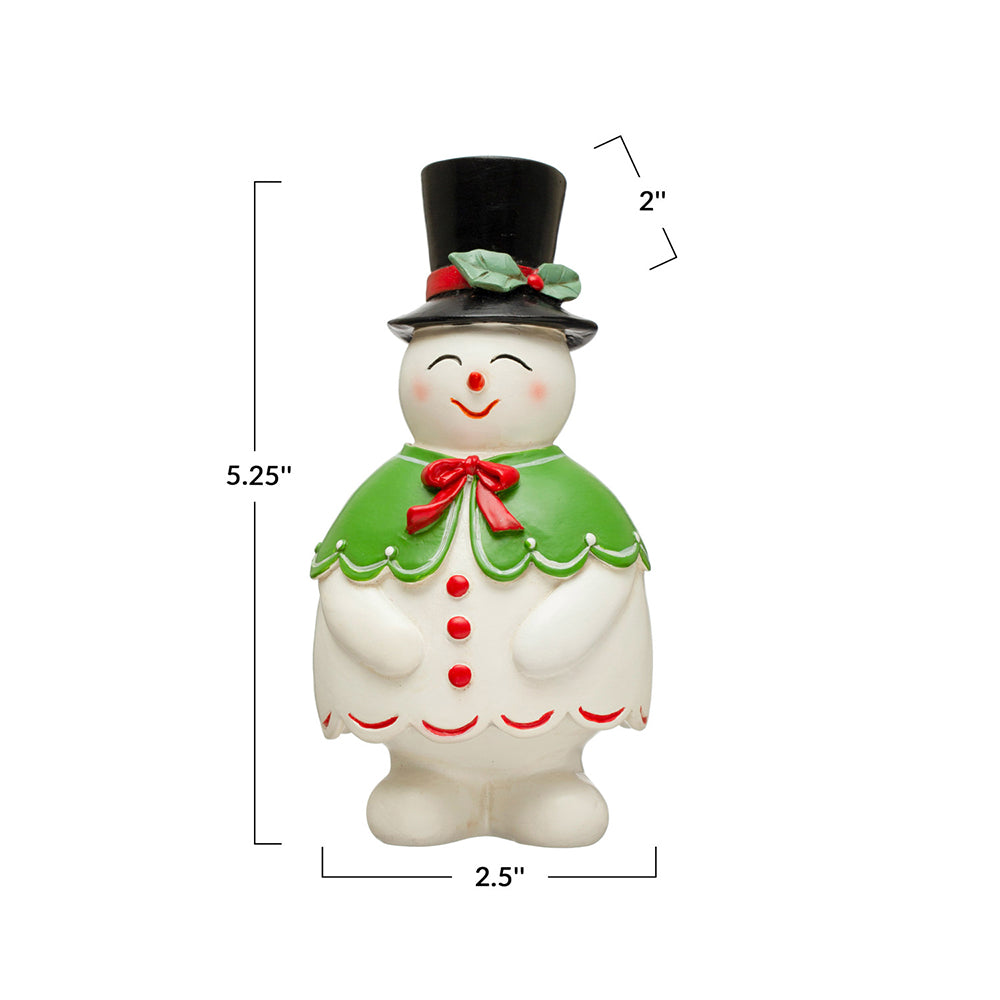 Resin Snowman Toothpick Holder w/ Top Hat Quirks!