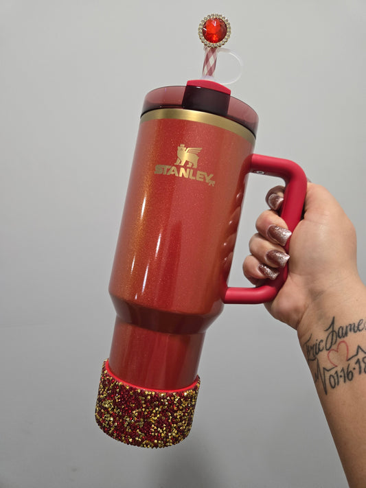 Scarlet Bling Boot Bumper Sleeve for 40oz. THE SALTY CHIC