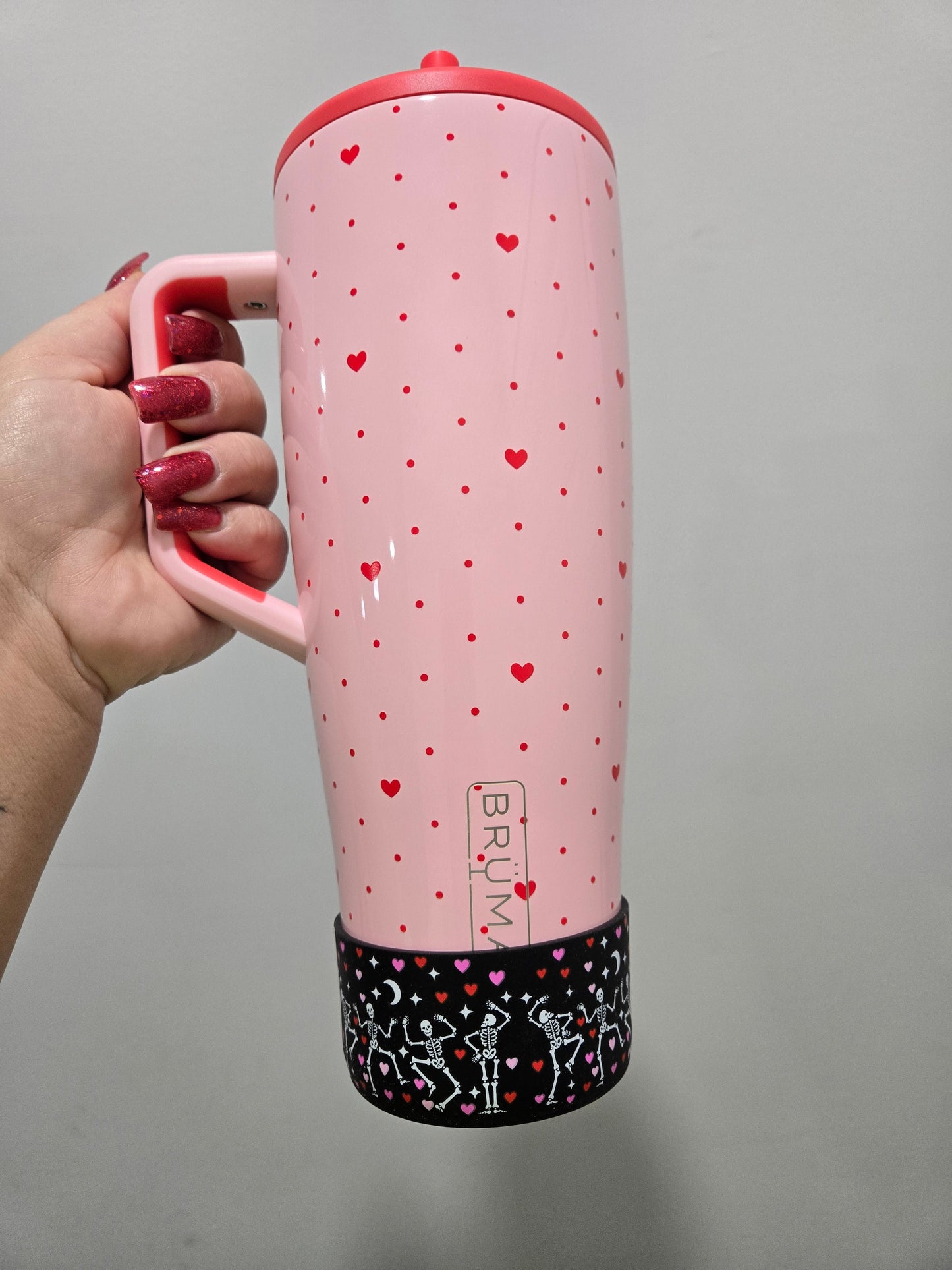 SkellyLove silicone boot sleeve bumper for tumbler