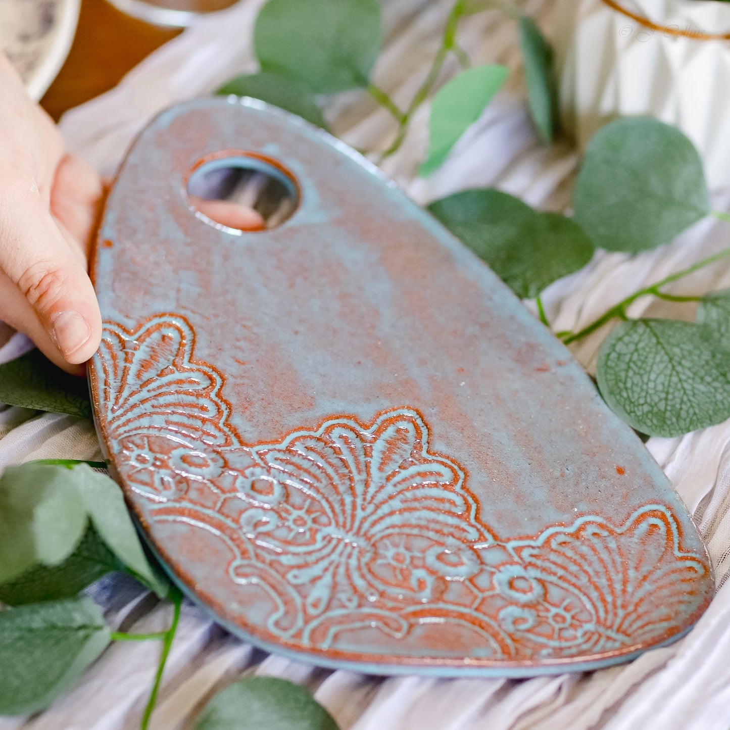 Ceramic Cheese Board - Prodigal Pottery prodigalpottery