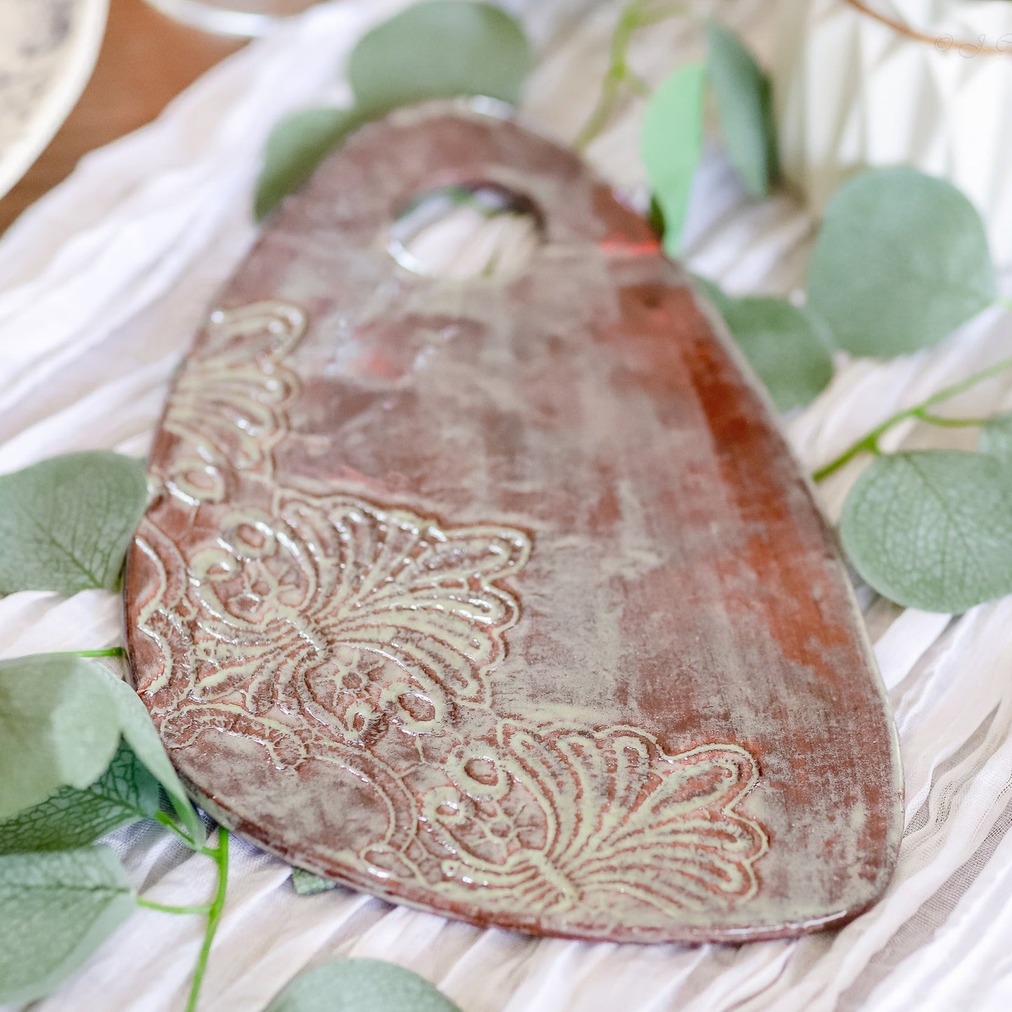 Ceramic Cheese Board - Prodigal Pottery prodigalpottery