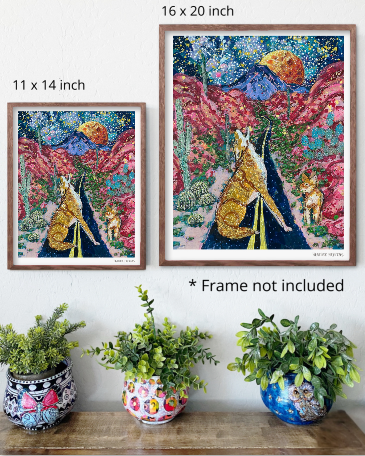 Desert Moon Fine Art Print