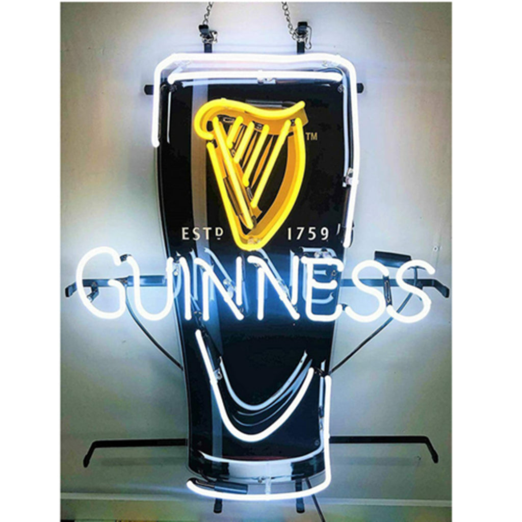 Estd 1759 Guinness Harp Lager Black Can Neon Signs Neon Signs Land