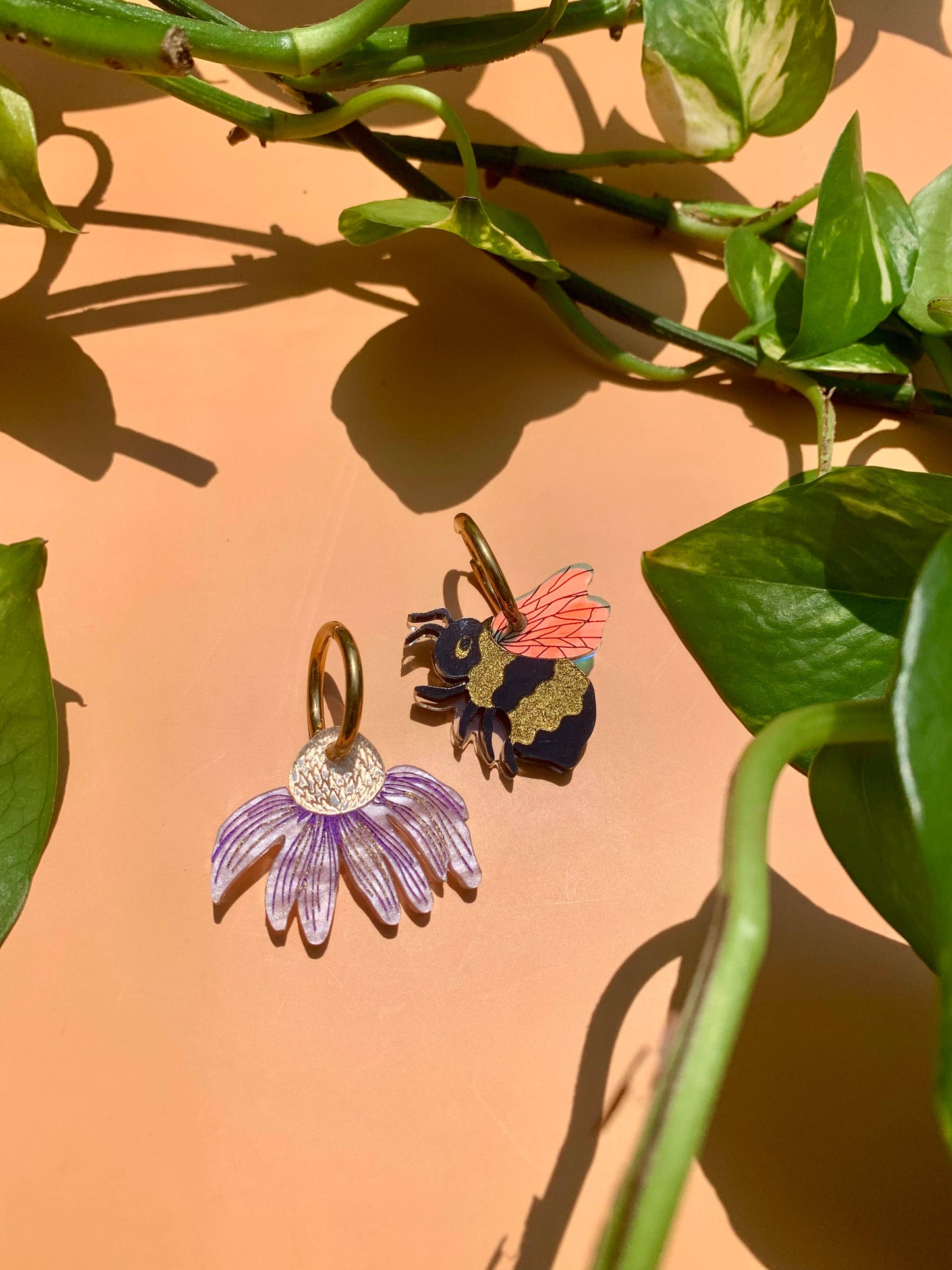 Bee and Flower Acrylic Earrings Quirks!
