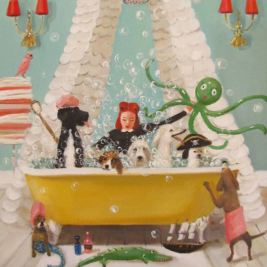 Miss Moon Lesson Thirteen 8.5"x11" Art Print by Janet Hill Quirks!