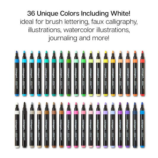Acrylic Paint Markers - 36 Colors - Creative Freedom Collective