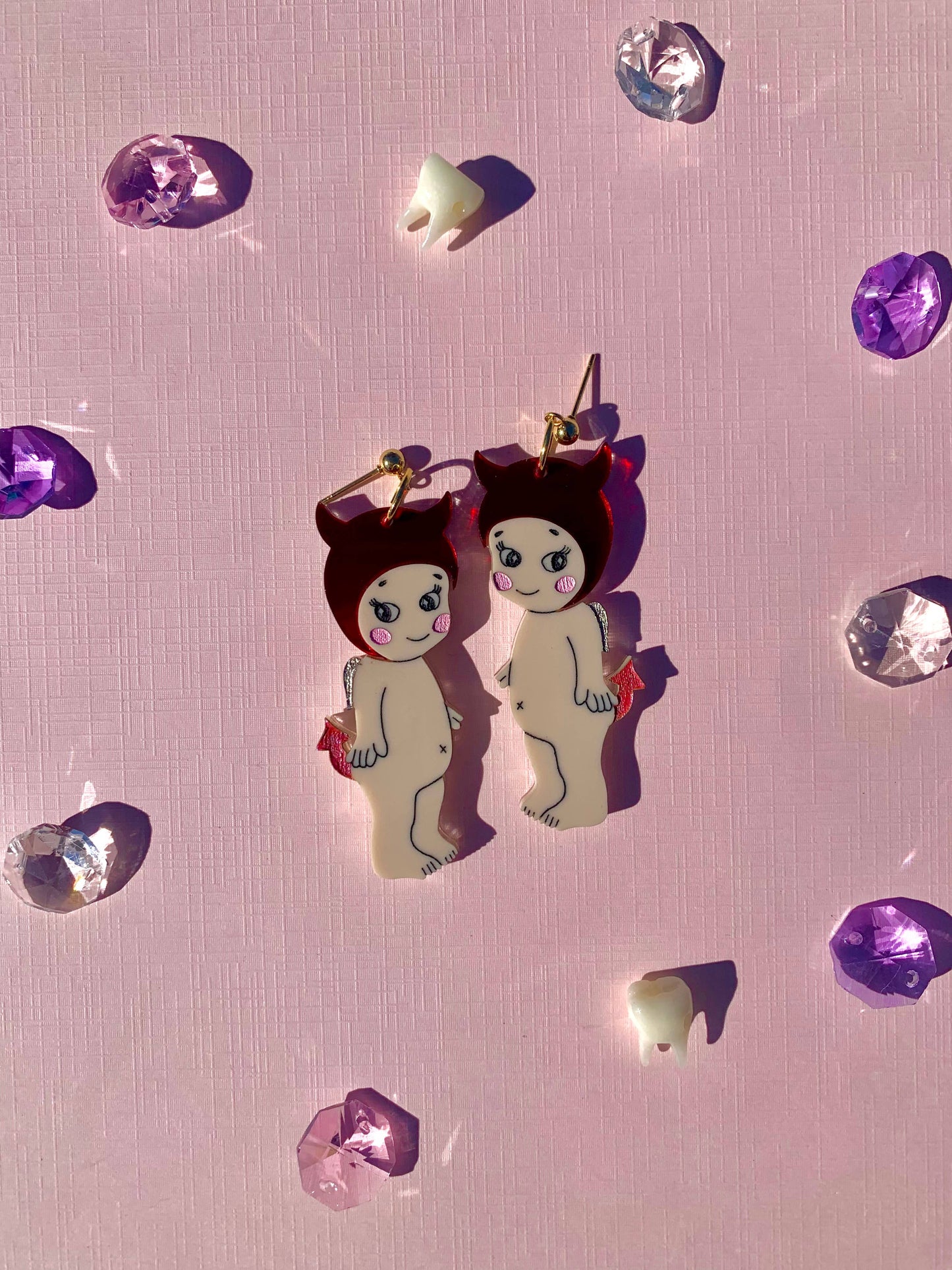 Not So Sonny Angel Acrylic Earrings Quirks!