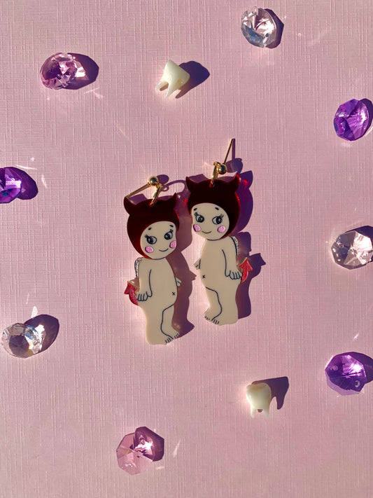 Not So Sonny Angel Acrylic Earrings Quirks!