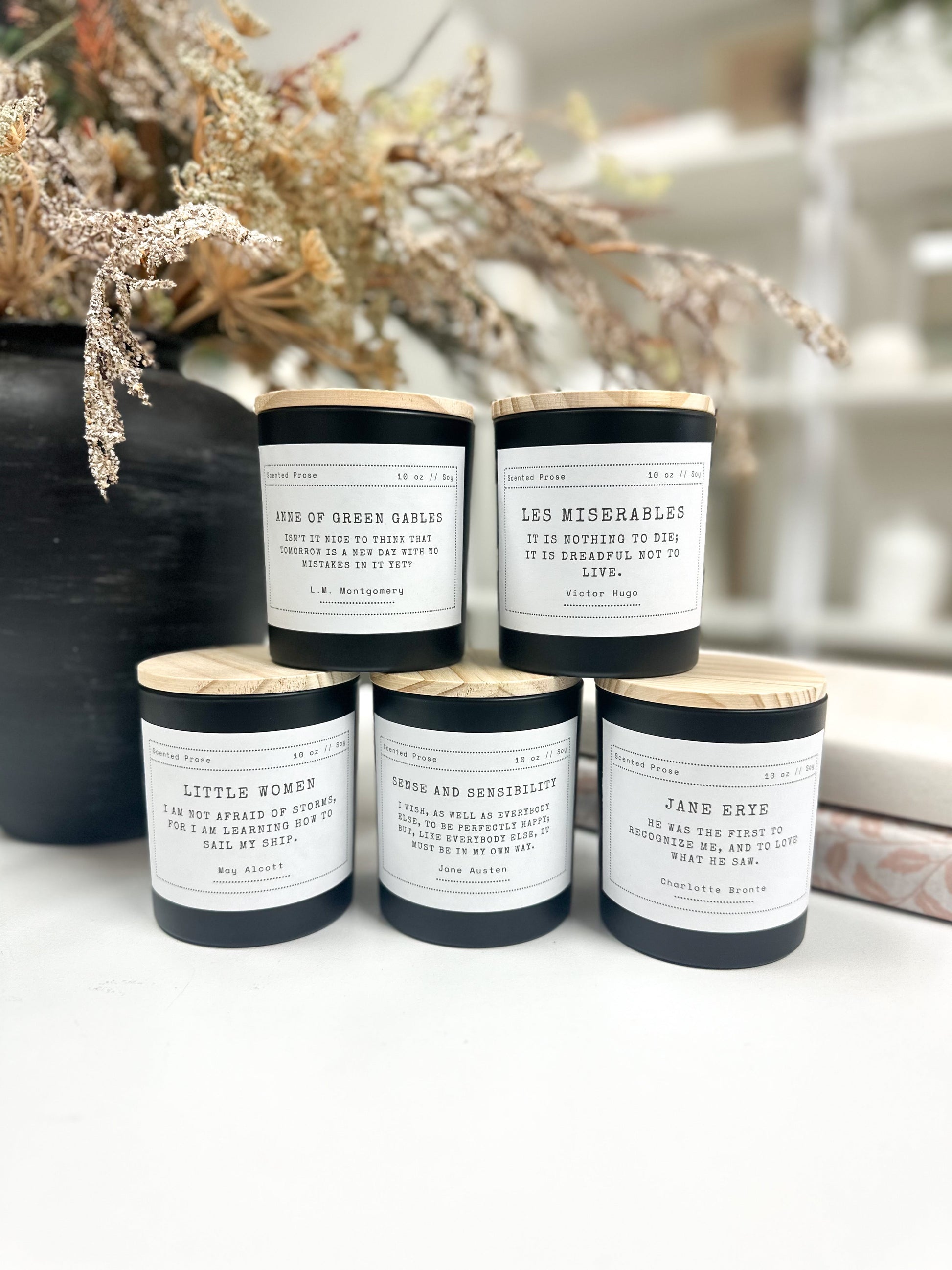 Book Lover Candle A House of Books