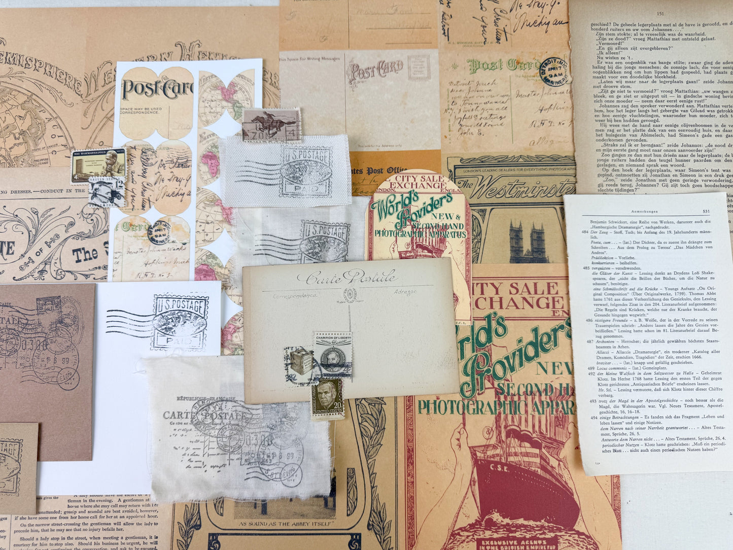 Travel Ephemera Kit A House of Books