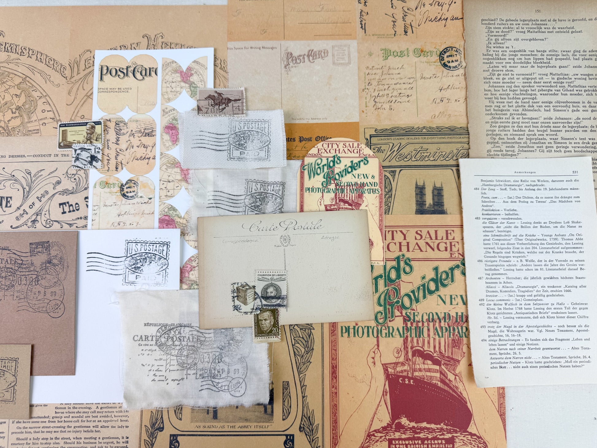 Travel Ephemera Kit A House of Books