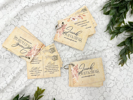 Junk Journal Prompt Deck A House of Books