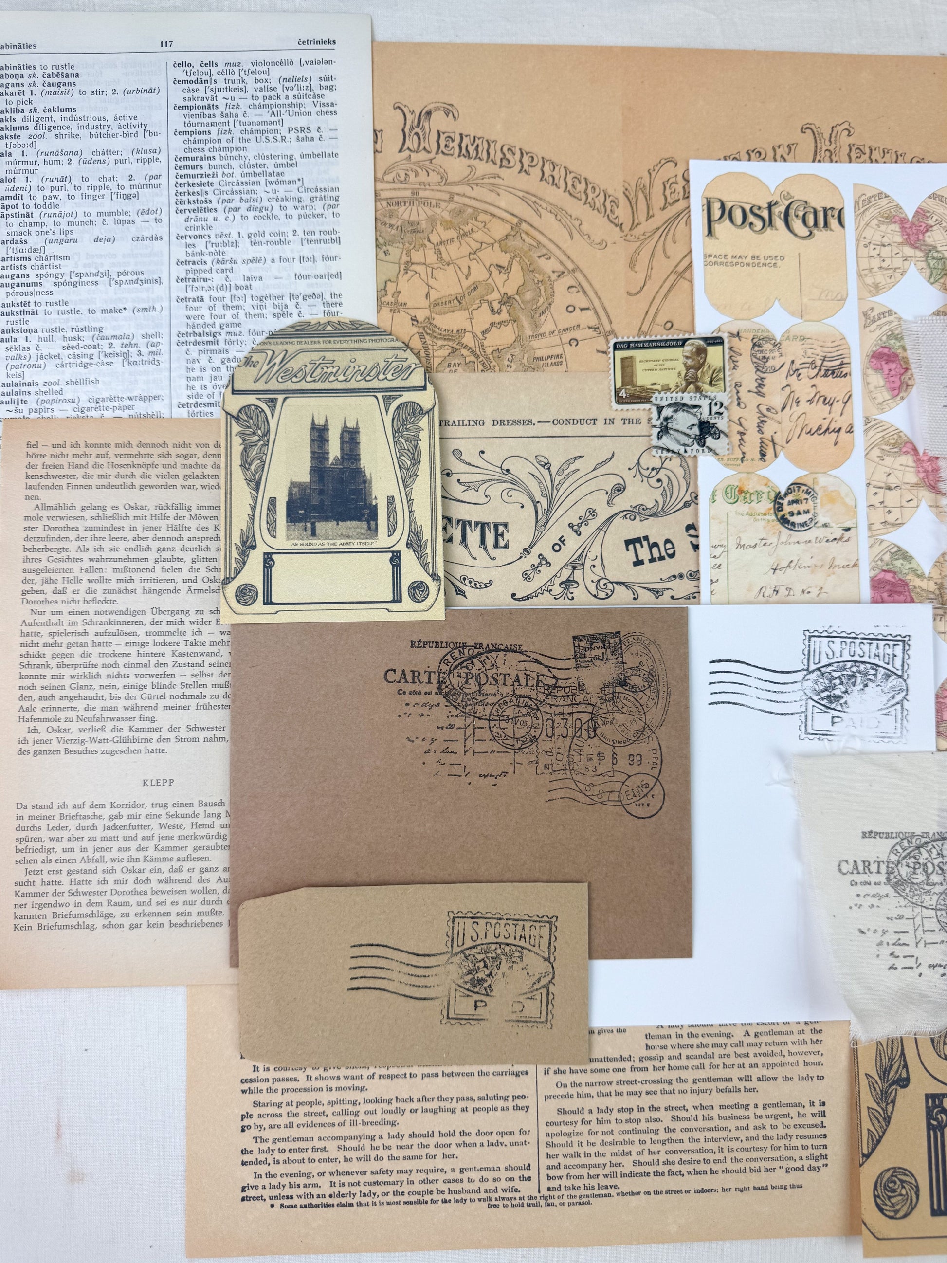 Travel Ephemera Kit A House of Books