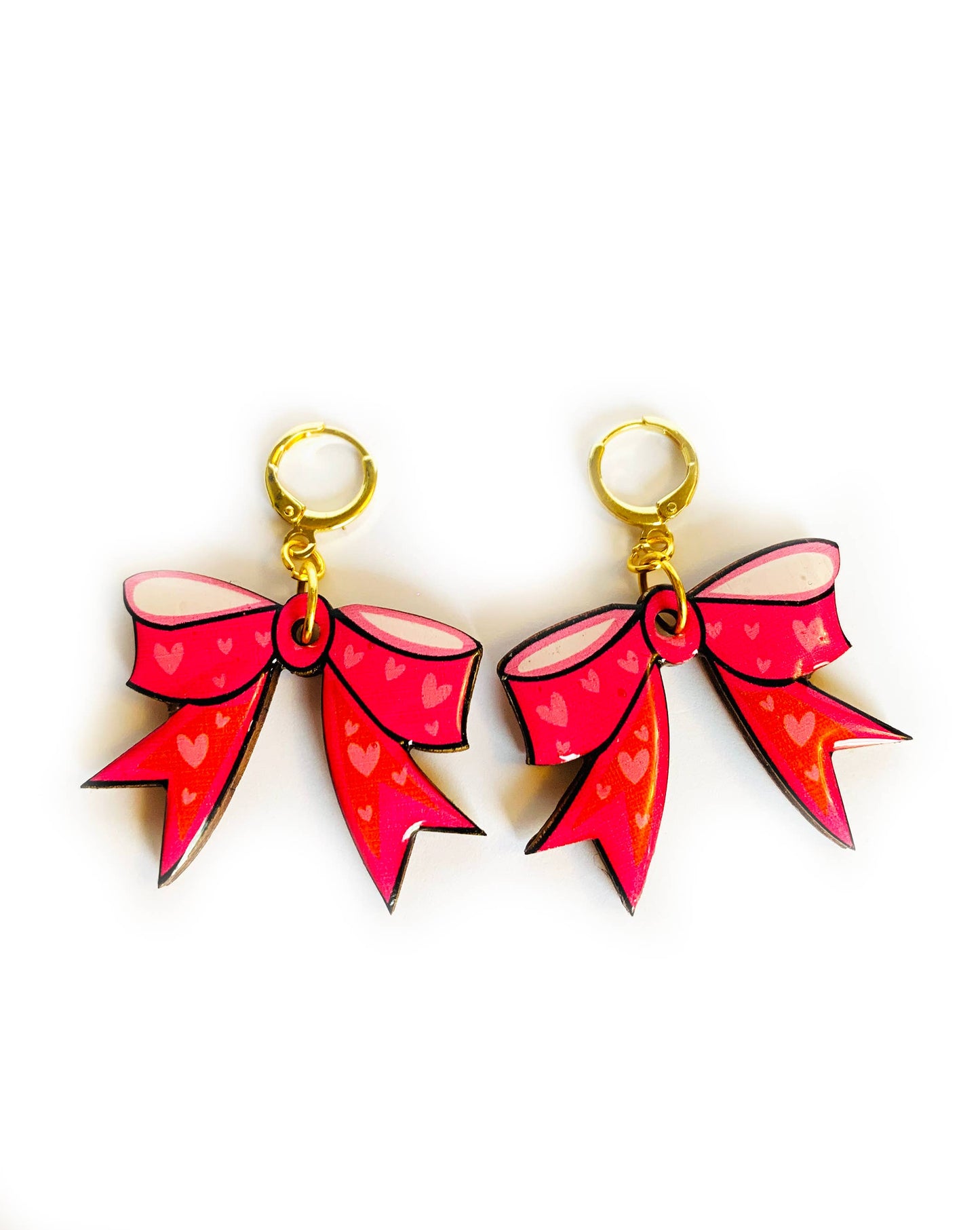 Big bow earrings statement earrings summer earrings big