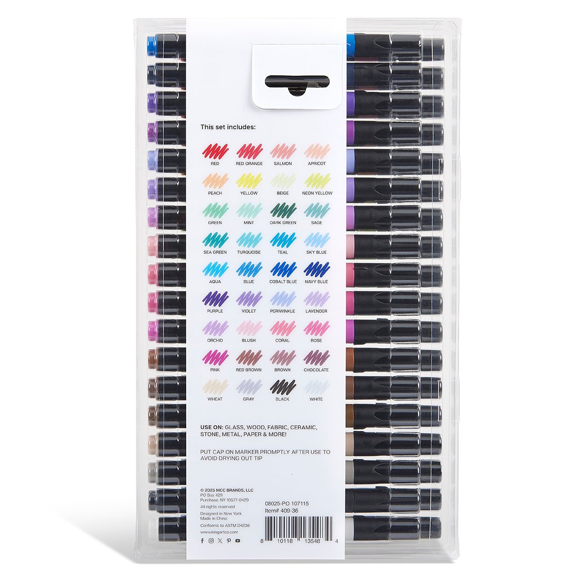 Acrylic Paint Markers - 36 Colors - Creative Freedom Collective