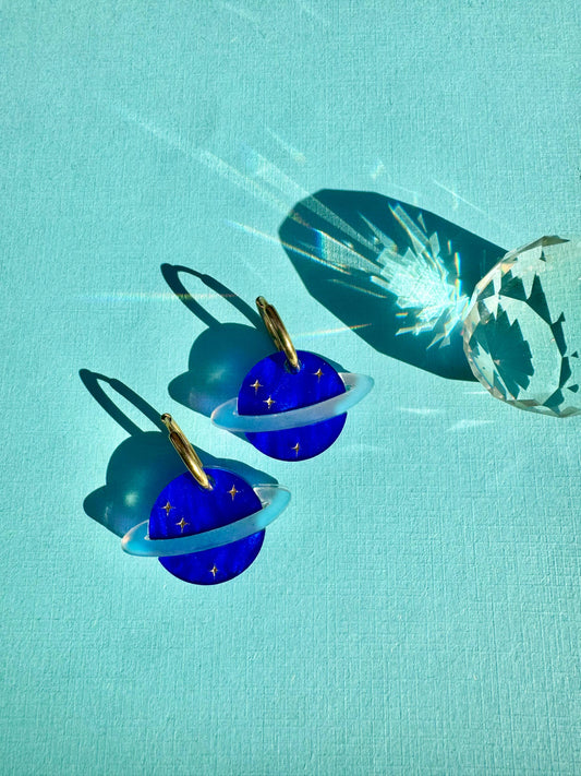 Planet Picasso Acrylic Earrings
