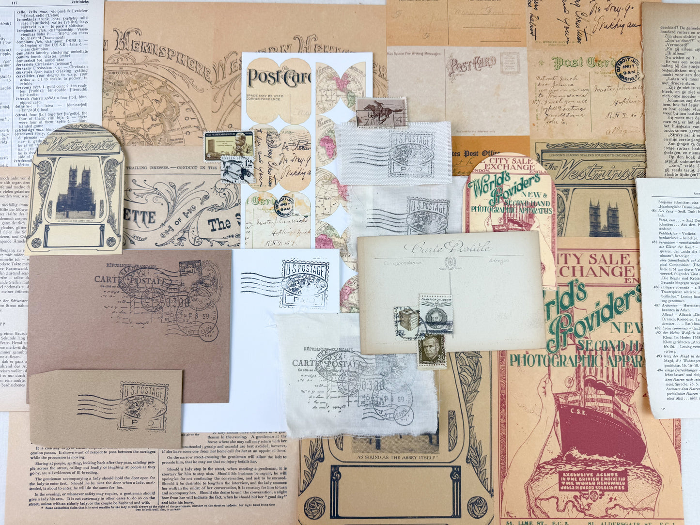 Travel Ephemera Kit A House of Books