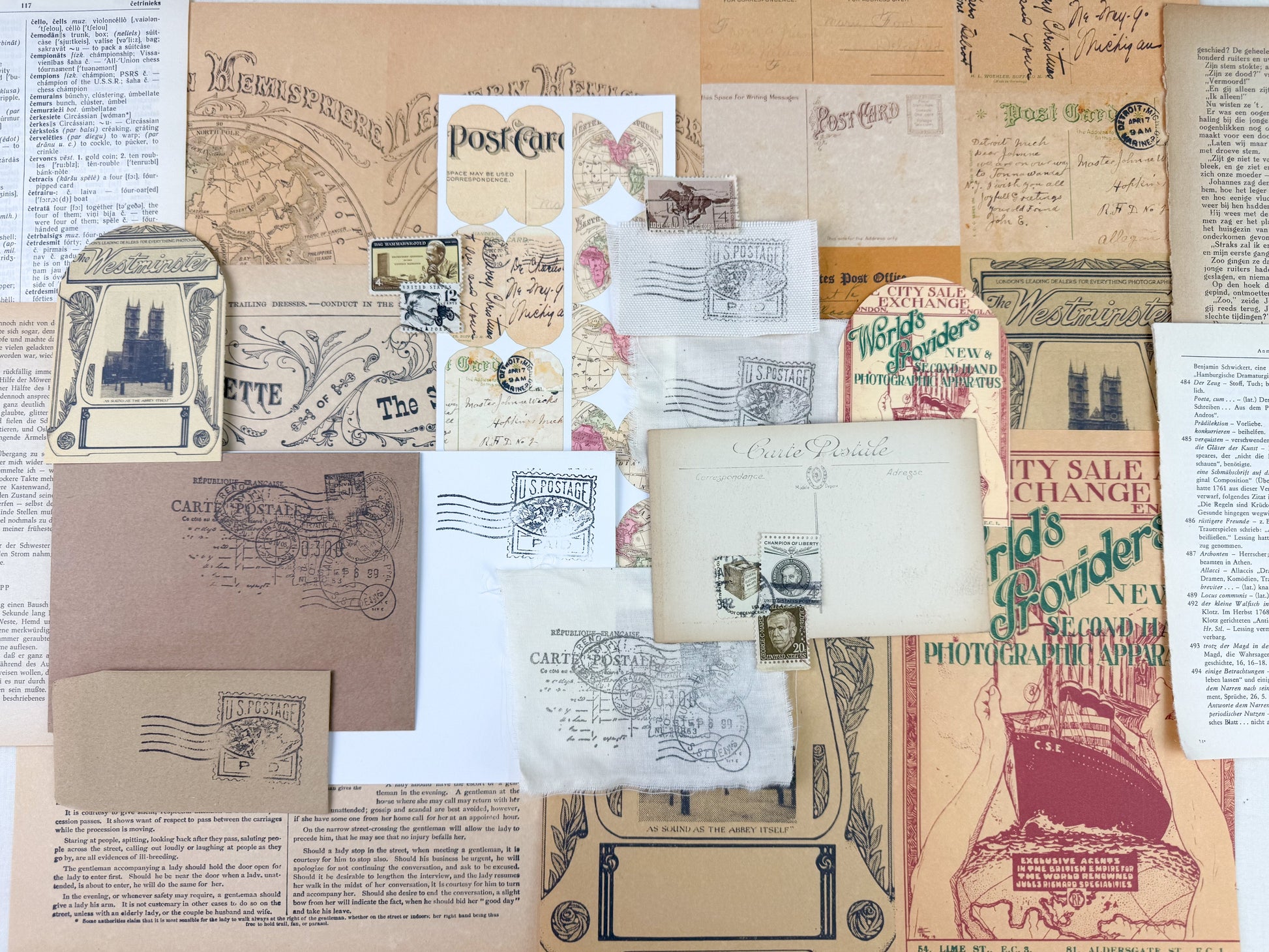 Travel Ephemera Kit A House of Books