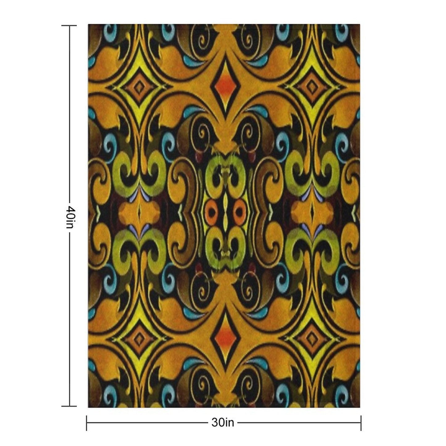 ABSTRACT-14.1 Throw Blanket