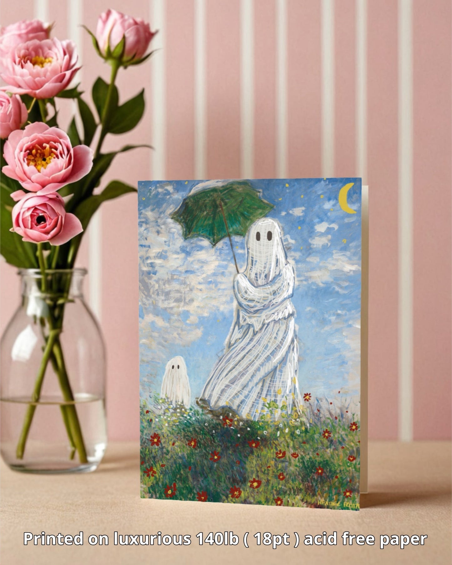 Madame Monet Halloween Remaster - Greeting Card / Fine Art Print