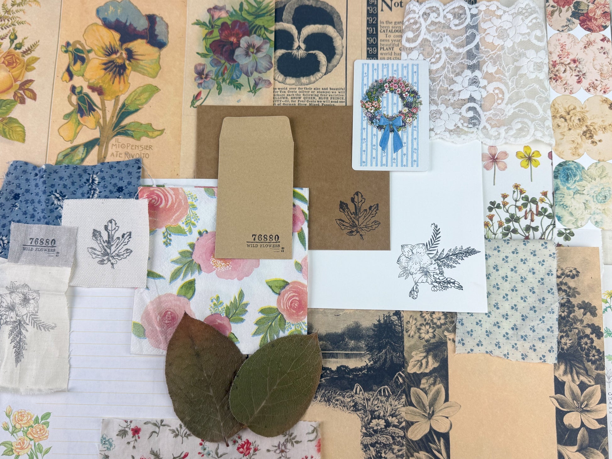 Botanical and Nature Ephemera Kit A House of Books