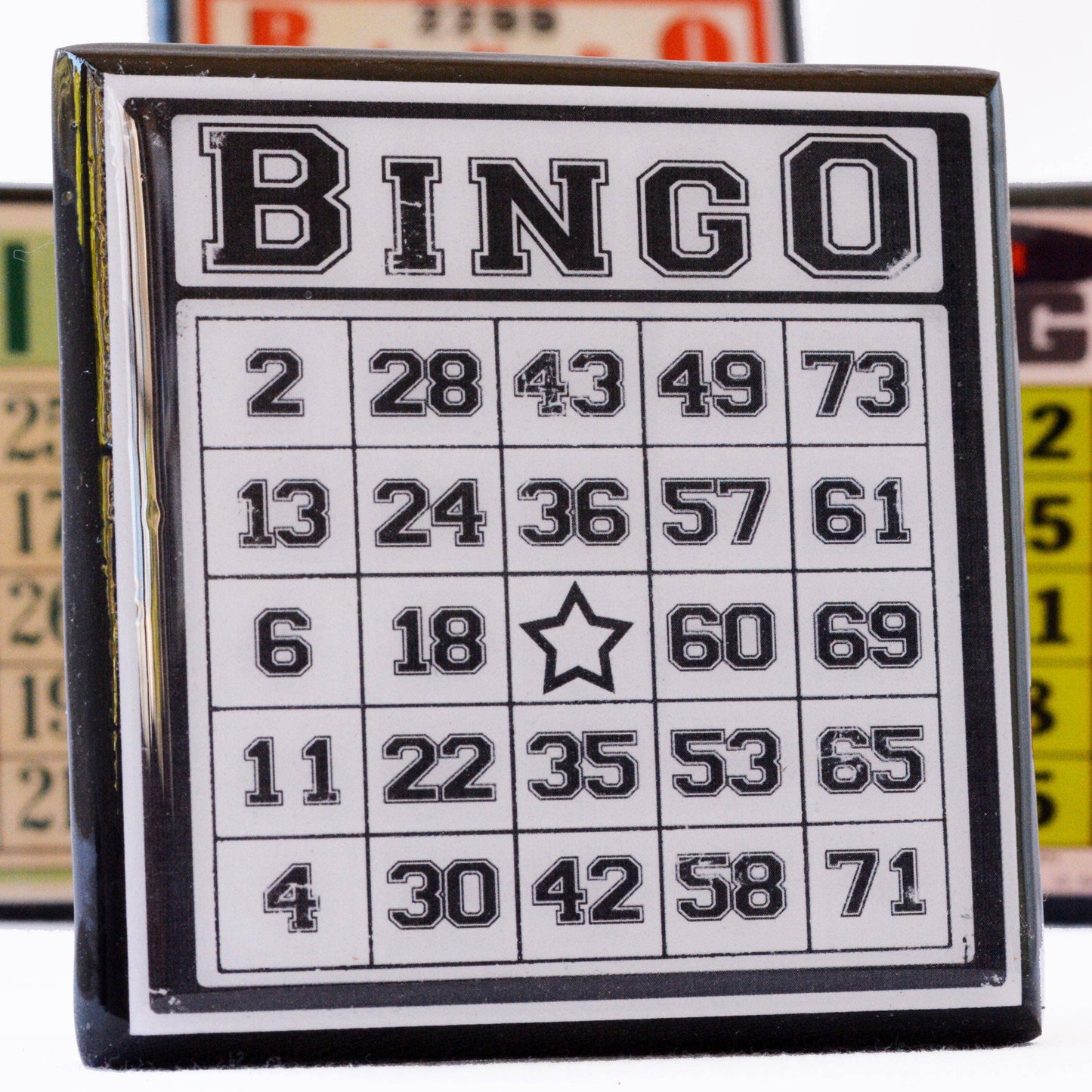 Bingo! Vintage Bingo Card Coaster Set Quirks!