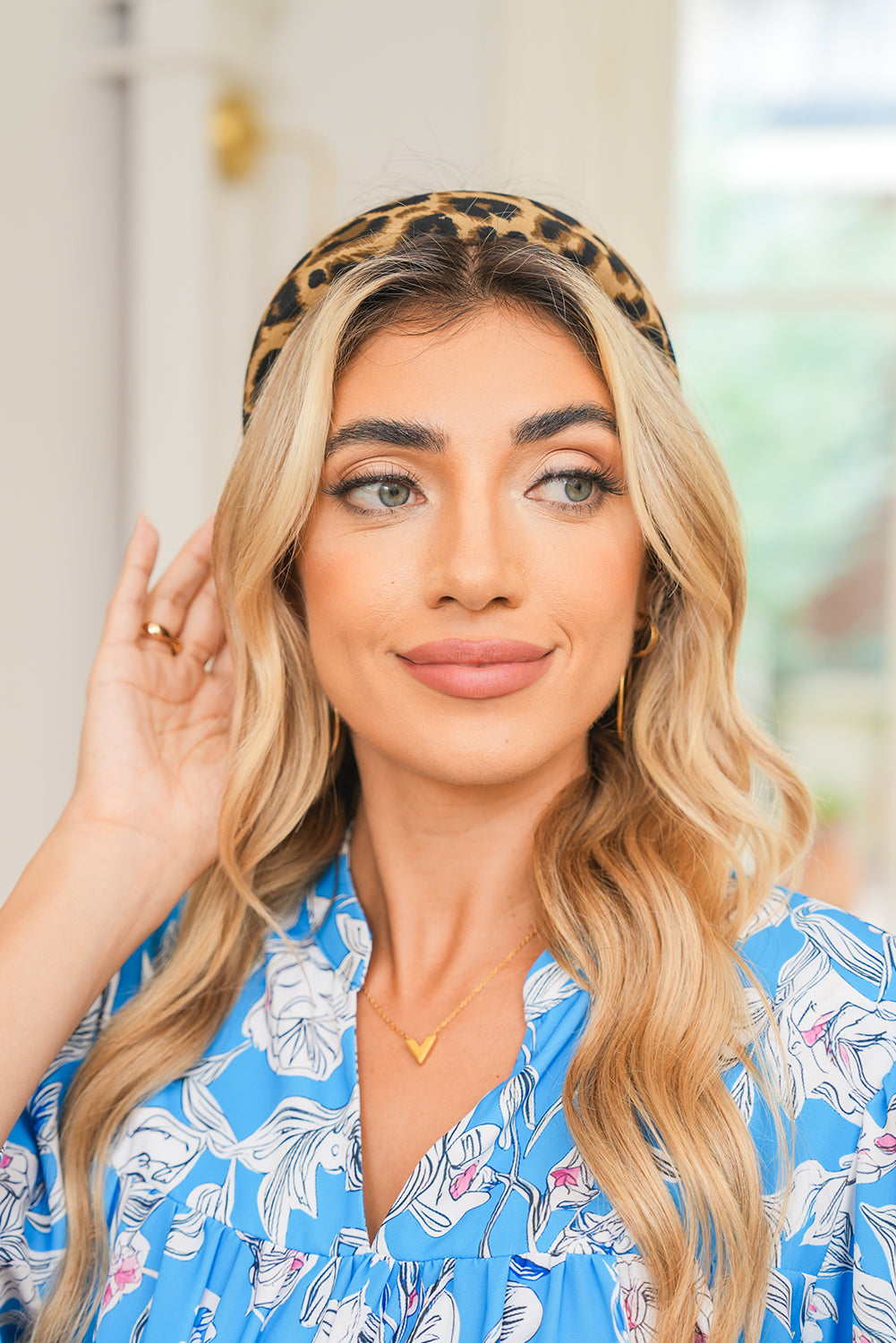 Thai Curry Leopard Print Headband