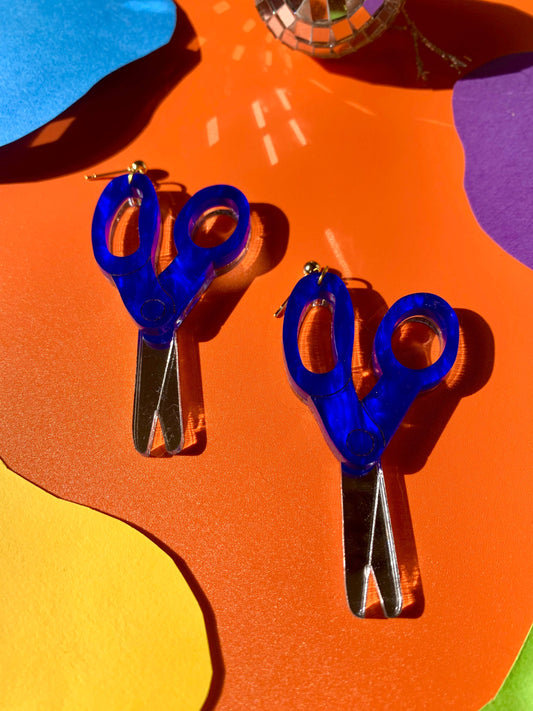 Scissors Acrylic Earrings Quirks!