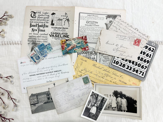 Assorted Vintage Ephemera Pack A House of Books