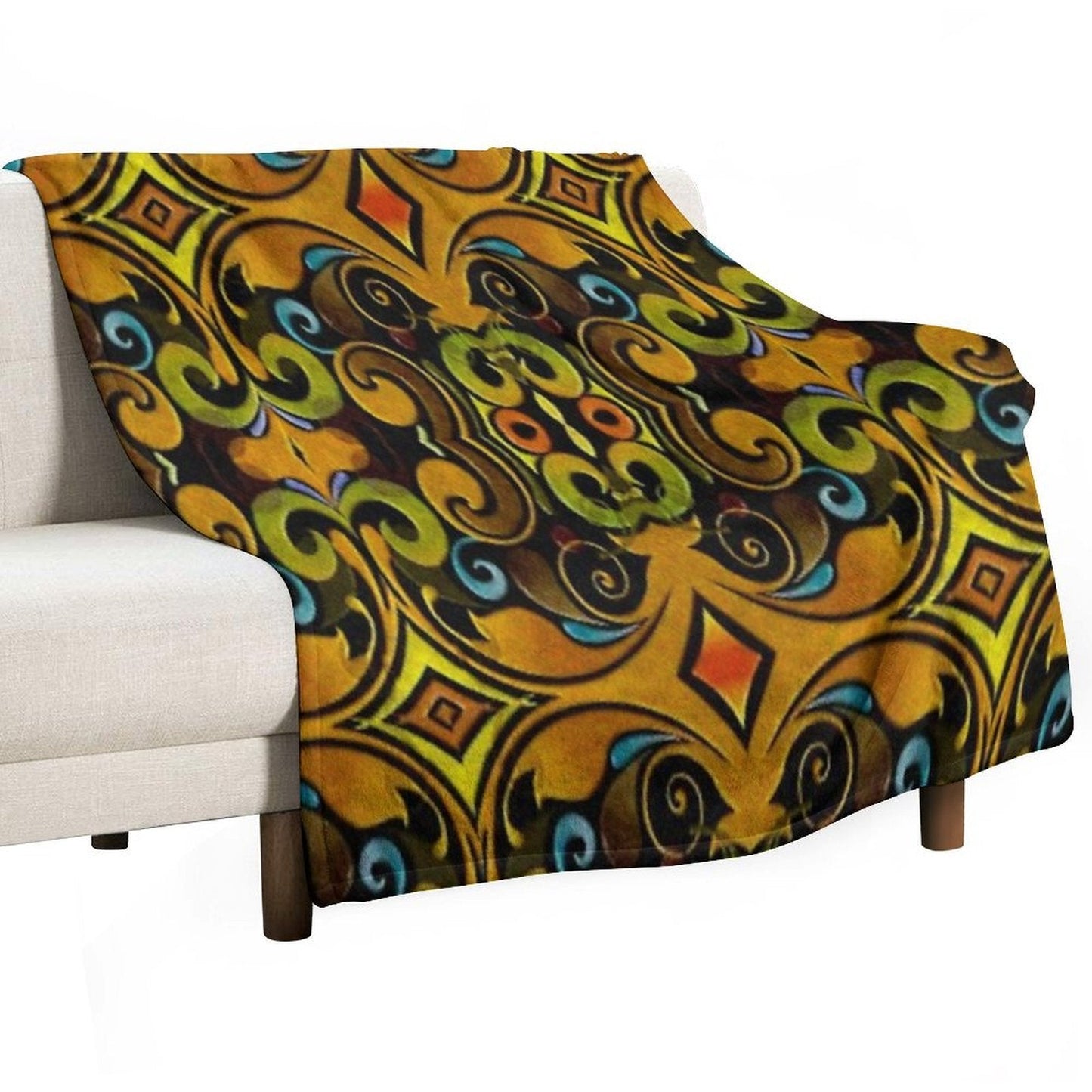 ABSTRACT-14.1 Throw Blanket