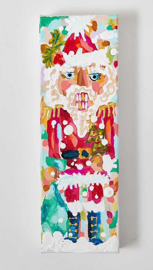 Santa Nutcracker Christmas Painting: 3x9 Quirks!
